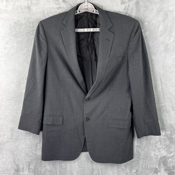 Brooks Brothers BrooksCool Fitzgerald Gray Blazer 42R Wool Blend - Picture 1 of 11
